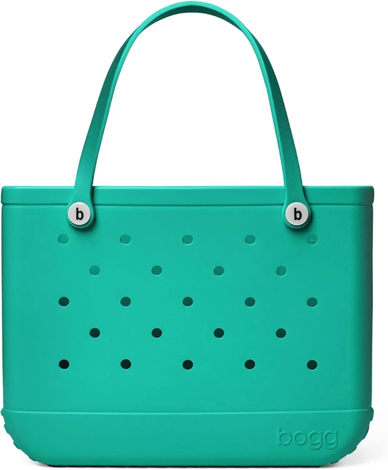 BOGG BAG – Tote for Beach, Pool, Boat, Sports – All Purpose EVA – White Buttons(Cabana Boy)