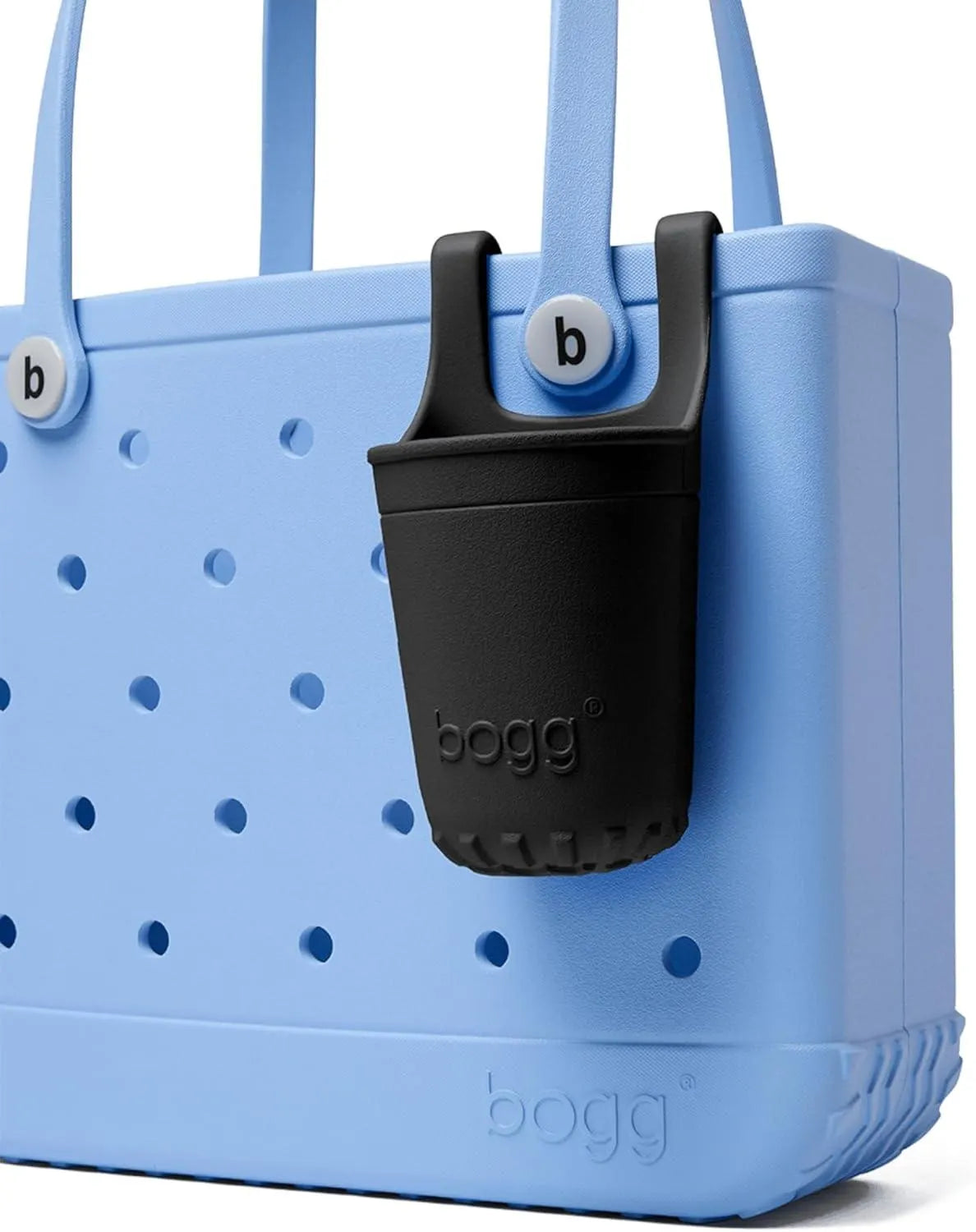 BOGG Bevy – Cup & Water Bottle Holder, Organizer – 4in L x 3.5in W x 5.25in H – Drink Accessory fits All Bogg Bags – Lightweight, Washable, Durable – All Purpose EVA – Beverage, Keys, Phone, Snacks(L.b.d. Black)