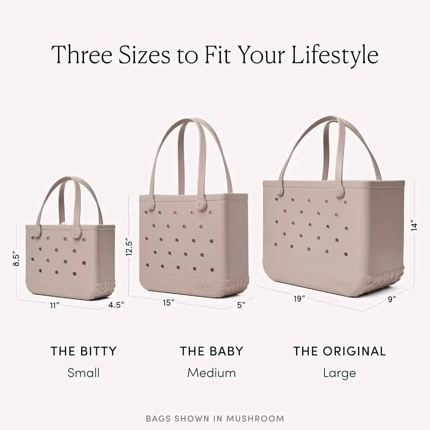 BOGG BAG Bundle – Original, Large 19” x 9” x 14” + Baby, Medium Tote 15” x 5” x 12.5” – Beach, Pool, Boat, Work, Sports (Checker Out)