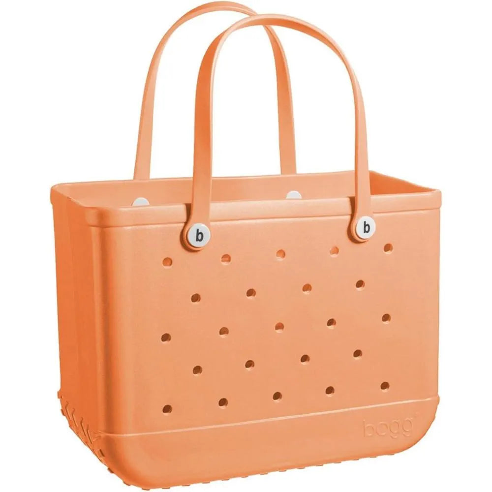 BOGG BAG – Tote for Beach, Pool, Boat, Sports – All Purpose EVA – White Buttons(Creamsicle Dreamsicle White Buttons)