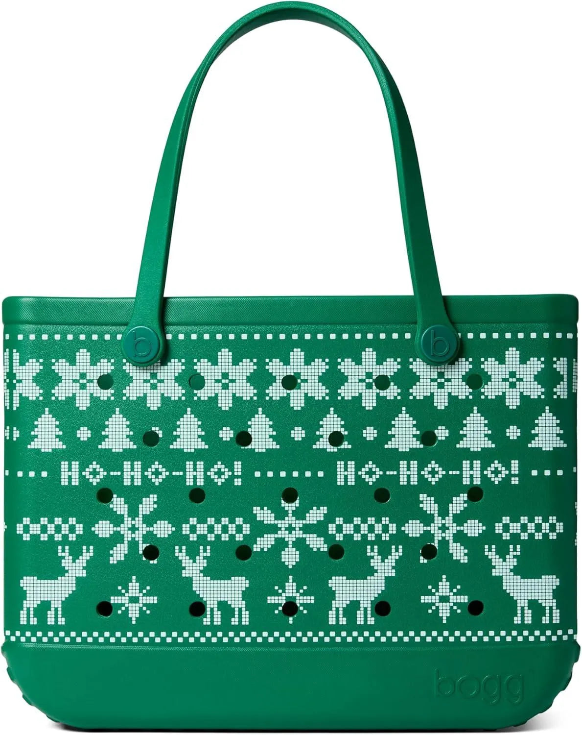 BOGG BAG Durable, Washable, Tip-proof – Beach, Pool, Boat, Work, Sports(Ugly Sweater – Green)