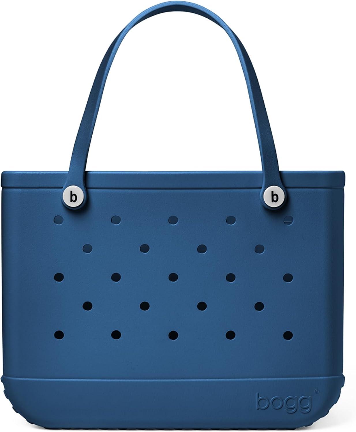 BOGG BAG – Tote for Beach, Pool, Boat, Sports – All Purpose EVA – White Buttons(Tail Feathers Peacock)