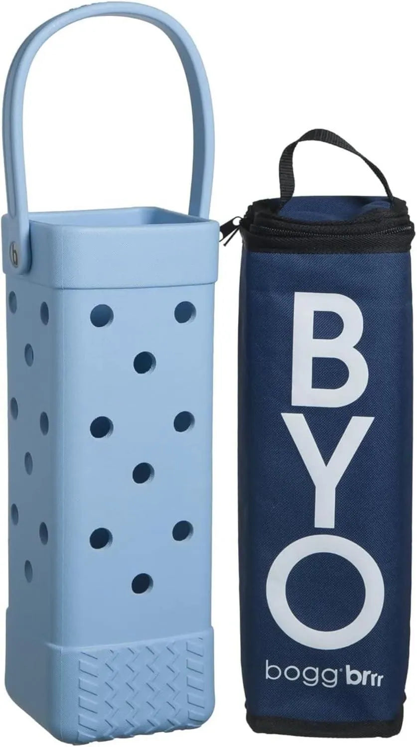 BOGG BAG – BYO Bogg Wine Tote Cooler Inserts – Fits Bogg Wine Tote – You Navy Me Crazy – Transforms Your Tote into a Portable Cooler – Lightweight, Washable, Durable