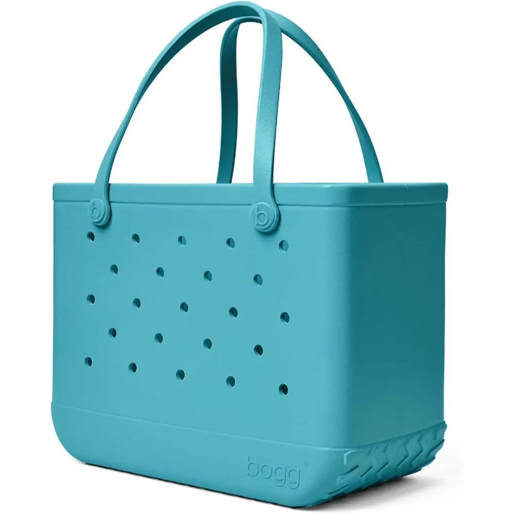 BOGG BAG Original Tote – Durable, Washable, Tip-proof – Beach, Pool, Boat, Work, Sports(Turquoise and Caicos)