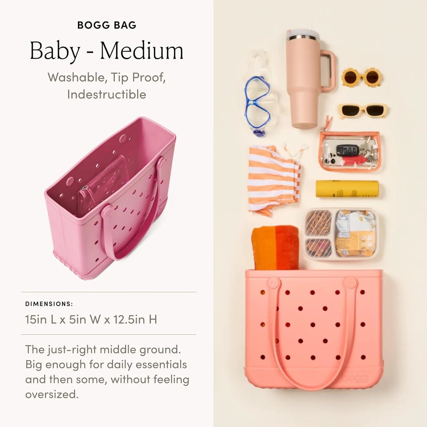 Baby Bogg Bag(Blowing Pink Bubbles)