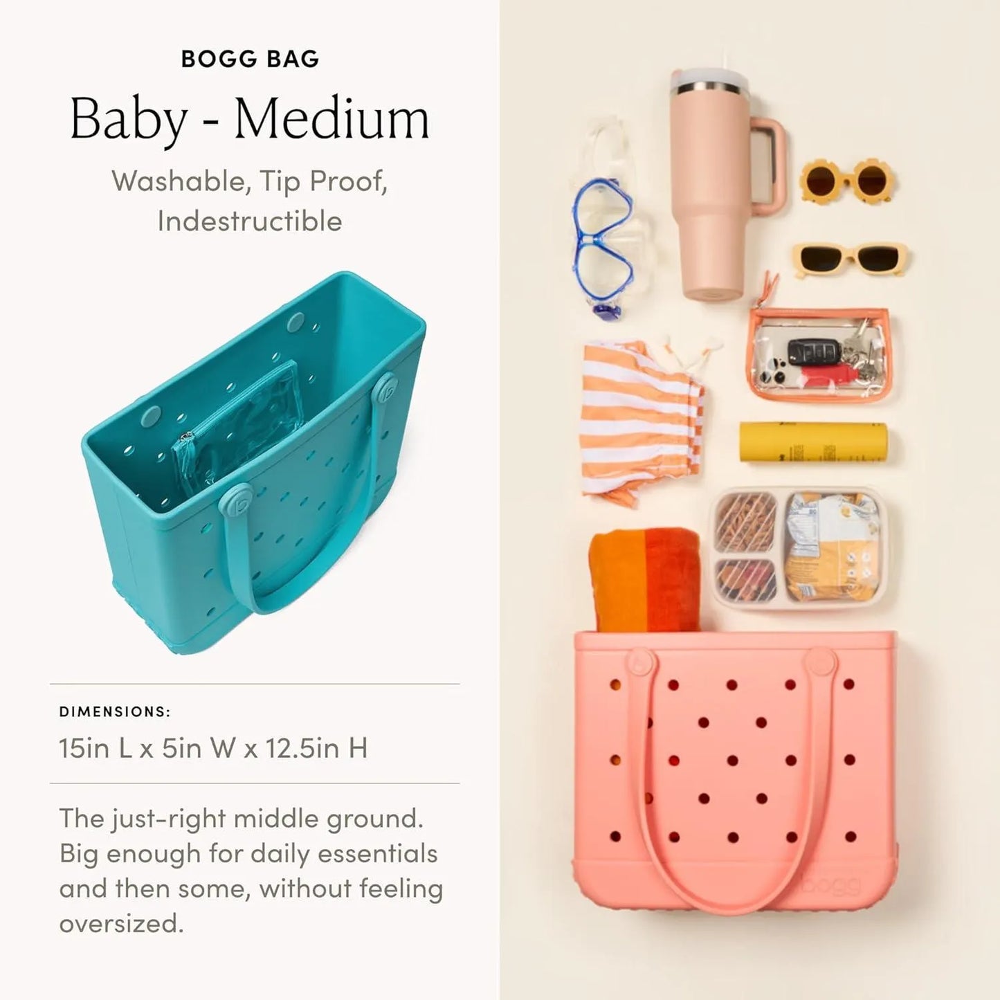 Baby Bogg Bag(Turquoise and Caicos)