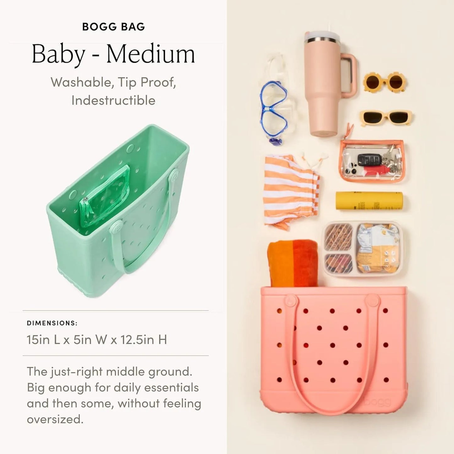 Baby Bogg Bag(Sea(foam) Shimmer)