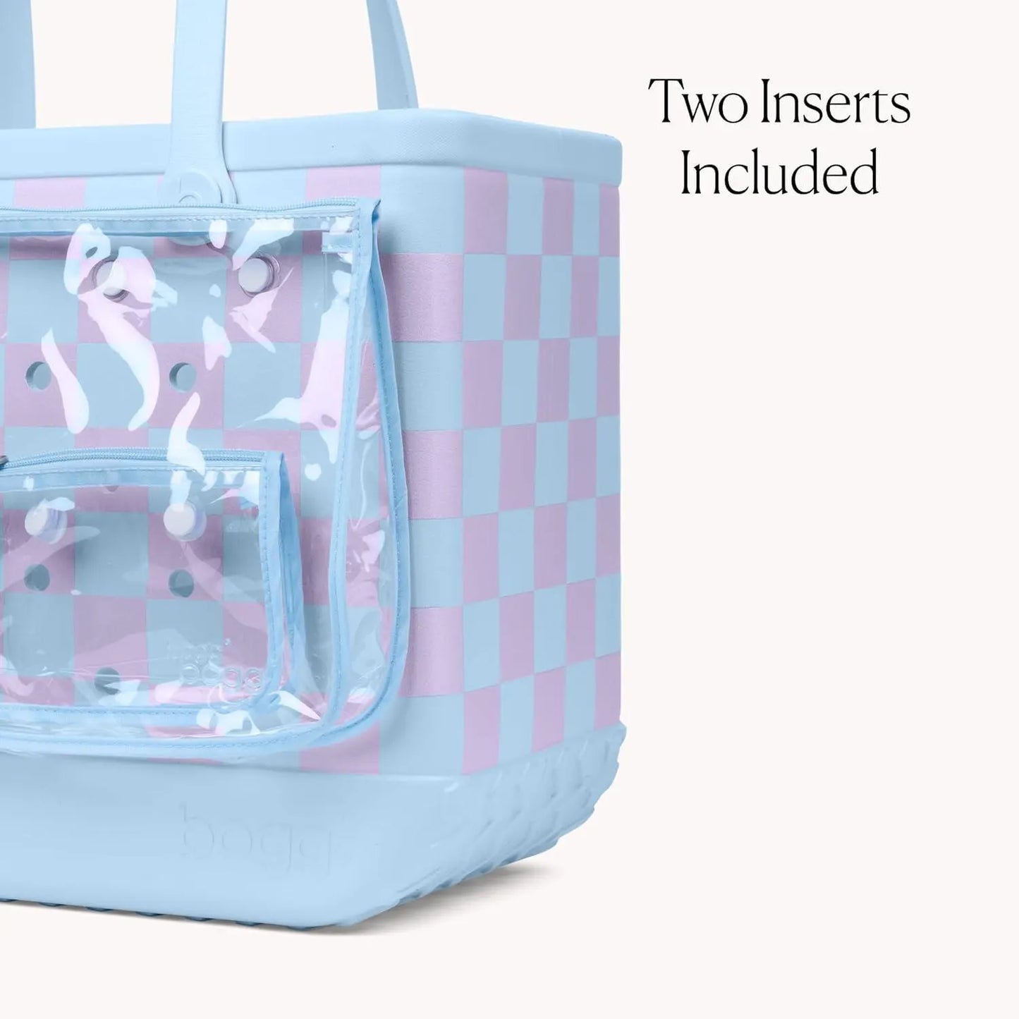BOGG BAG Original Tote – Durable, Washable, Tip-proof – Beach, Pool, Boat, Work, Sports(Checker Out)