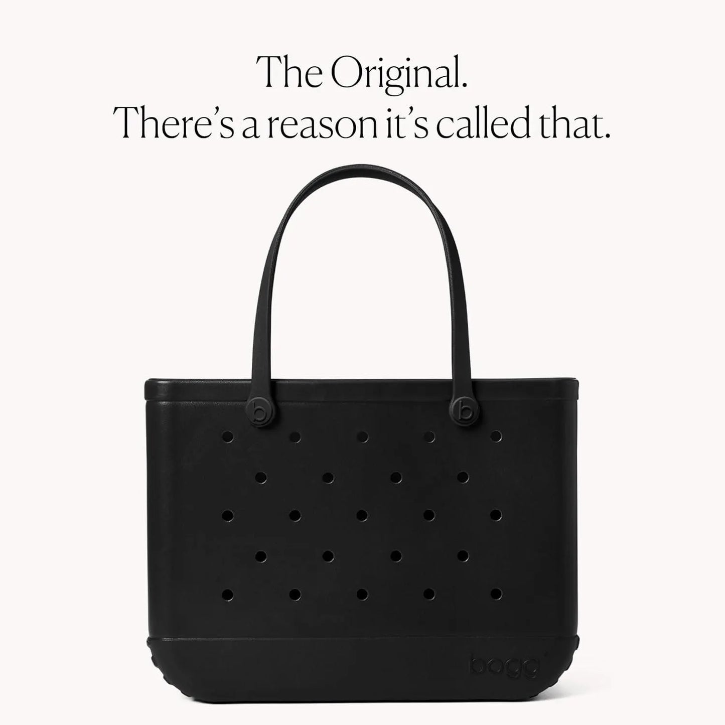BOGG BAG Original Tote – Durable, Washable, Tip-proof – Beach, Pool, Boat, Work, Sports(Lbd Black)
