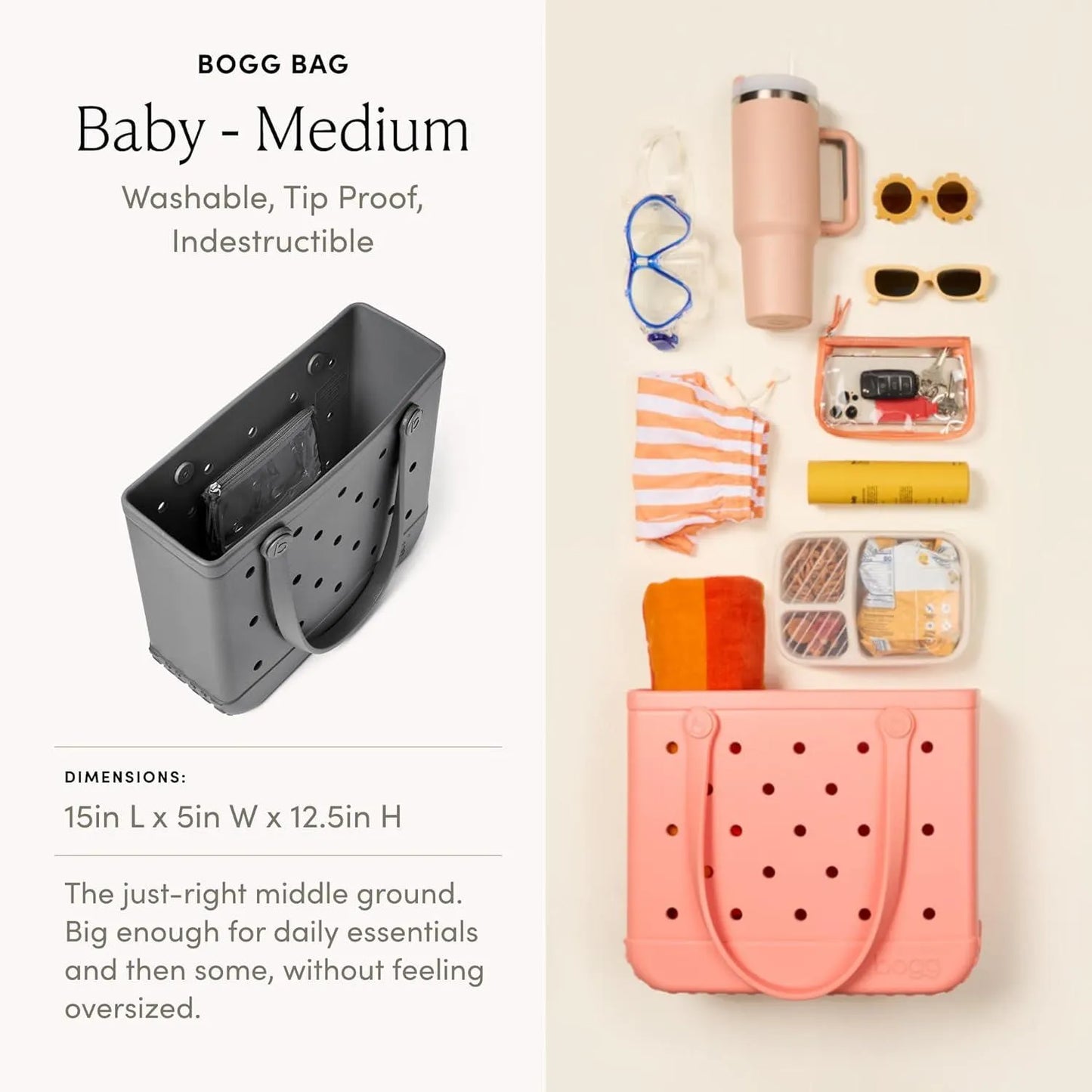 Baby Bogg Bag(Silver Shimmer)