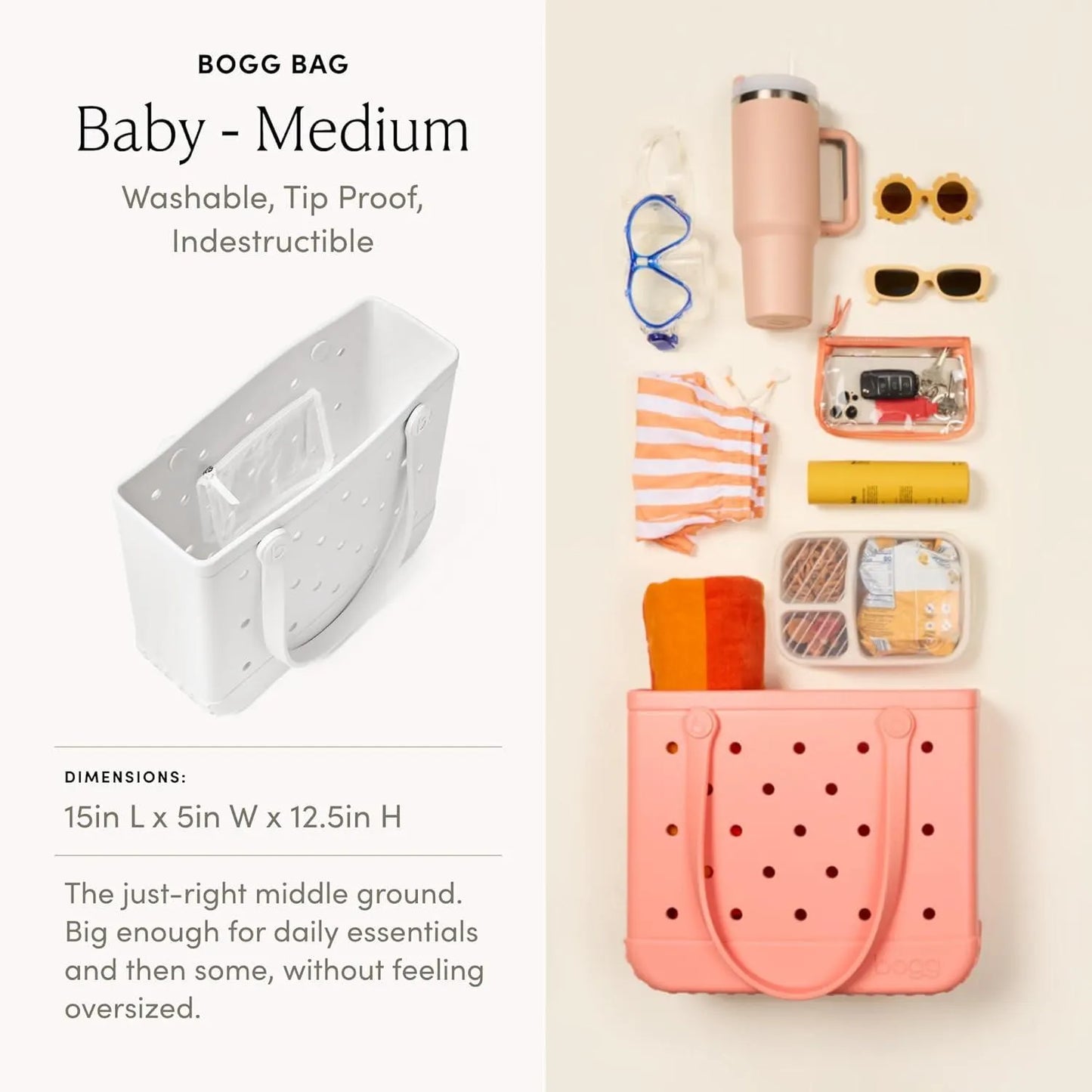 Baby Bogg Bag(For Shore White)