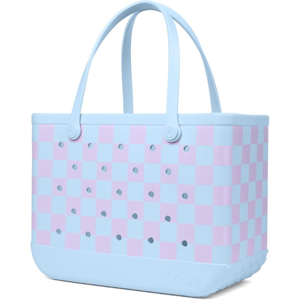 BOGG BAG Original Tote – Durable, Washable, Tip-proof – Beach, Pool, Boat, Work, Sports(Checker Out)