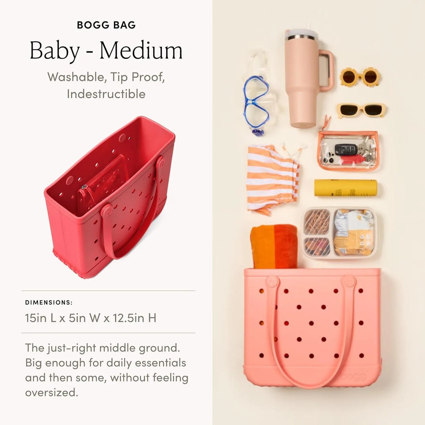 Baby Bogg Bag(Coral Me Mine)