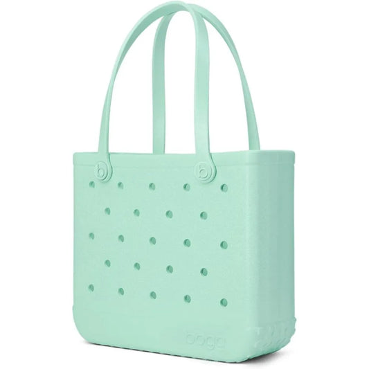 BOGG BAG Baby Medium Tote – 15” x 12.5” x 5” – Durable, Washable, Tip-proof – Beach, Pool, Boat, Work, Sports(Sea(foam) Shimmer)