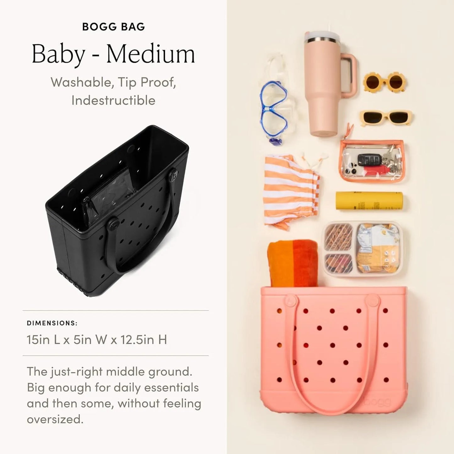 Baby Bogg Bag(Lbd Black)