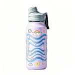 Portable Vacuum Insulated Bottle Fits All Car Cup Holders