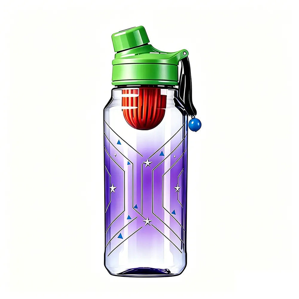 Kawaii Cartoon Straw Tumbler Lightweight School Cup Kawaii Cartoon Straw Tumbler Lightweight School Cup - Image 1